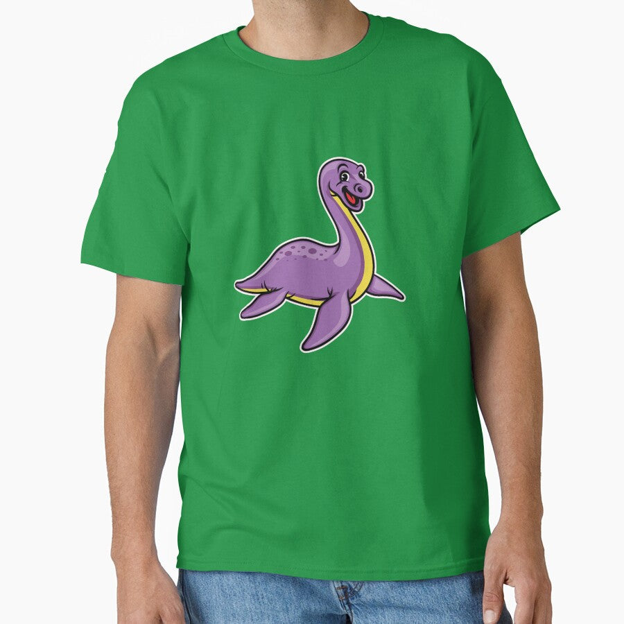 Cute Elasmosaurus Happy Dinosaur by PosterpartyCo