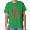 Thai traditional art of Talisman Tiger face Red color. by AmornGallery