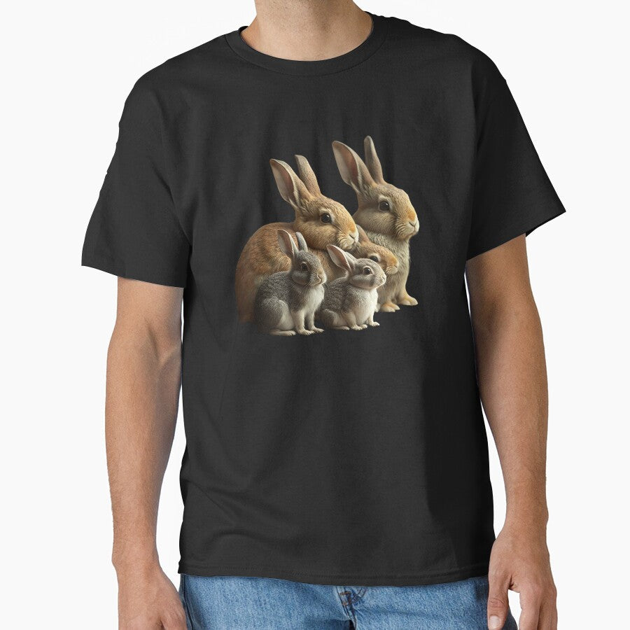 Bunny gift, family photo, group picture for rabbit lovers by AnimalArtPhotos