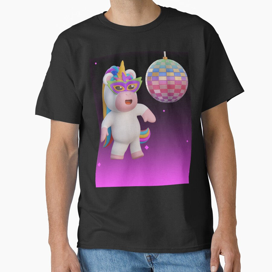 UNICORN GRAPHIC DISCO-CORN DESIGN by OnlineTshirtMan