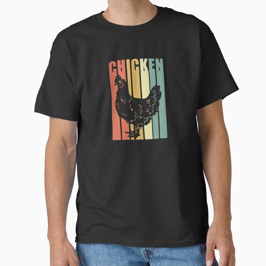 Vintage Chicken Farmer Farming Birthday Gift by haselshirt