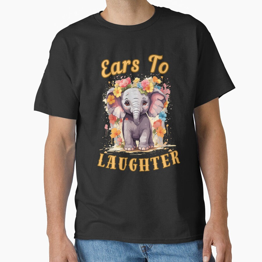 Ears To Laughter. adorable elephant by ElephantVibes