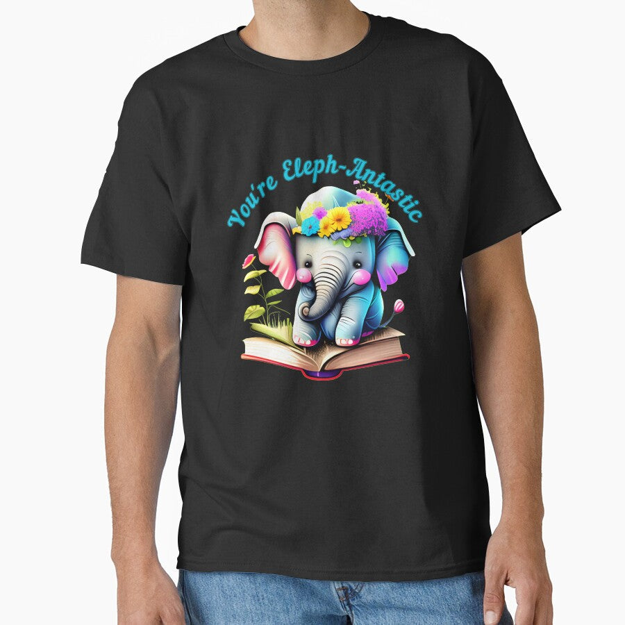 You're Eleph-Antastic. colorful elephant by ElephantVibes