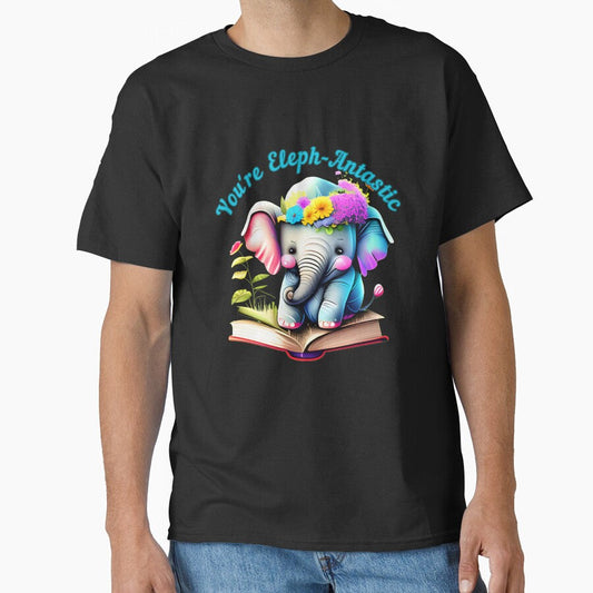 You're Eleph-Antastic. colorful elephant by ElephantVibes