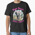 Huge Heart, Huge Smiles. elephant saying by ElephantVibes