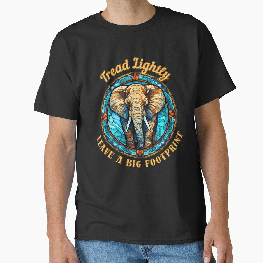 Tread Lightly, Leave A Big Footprint. elephant lover by ElephantVibes