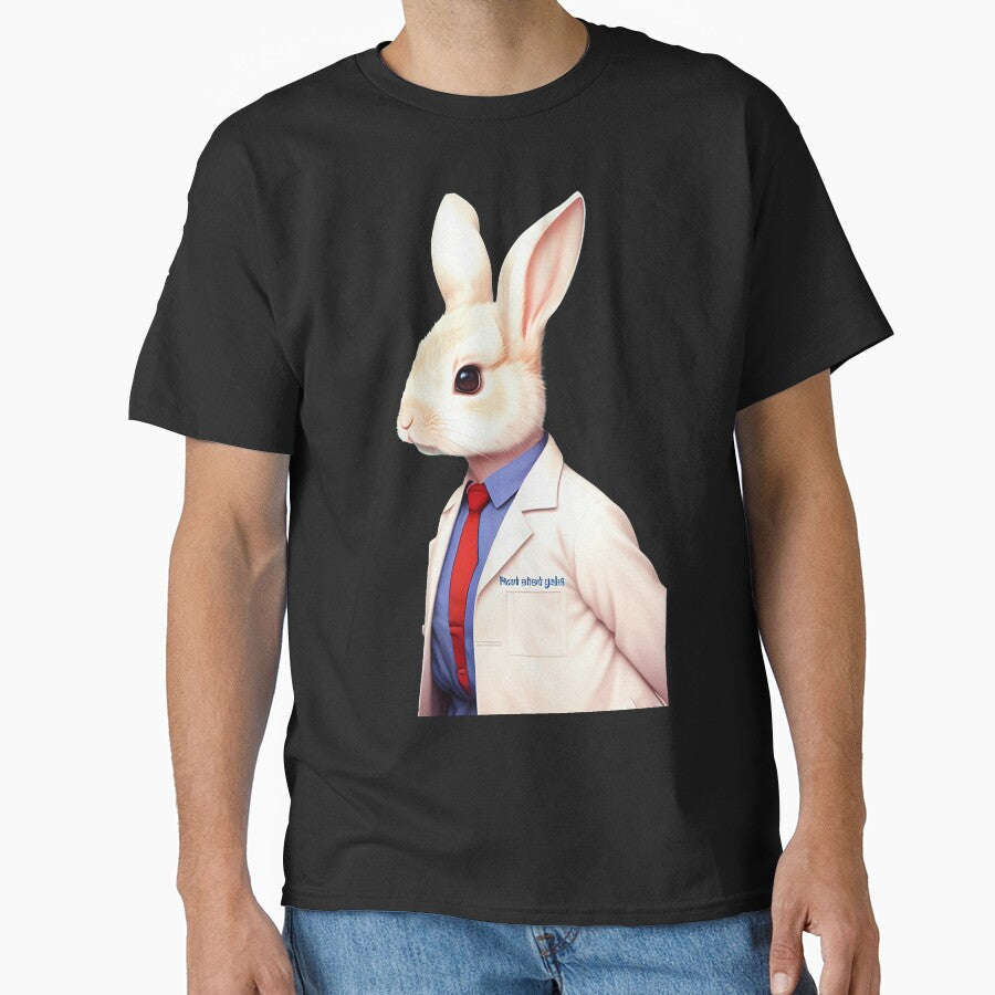 Cute baby doctor rabbit illustration 13 by vishalraifx