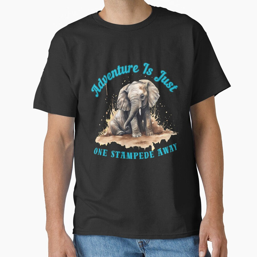 Adventure Is Just One Stampede Away. adorable elephant by ElephantVibes