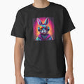 Rabbit in Headphones and Shades Synthwave by Boxing Kangaroo Retail Company
