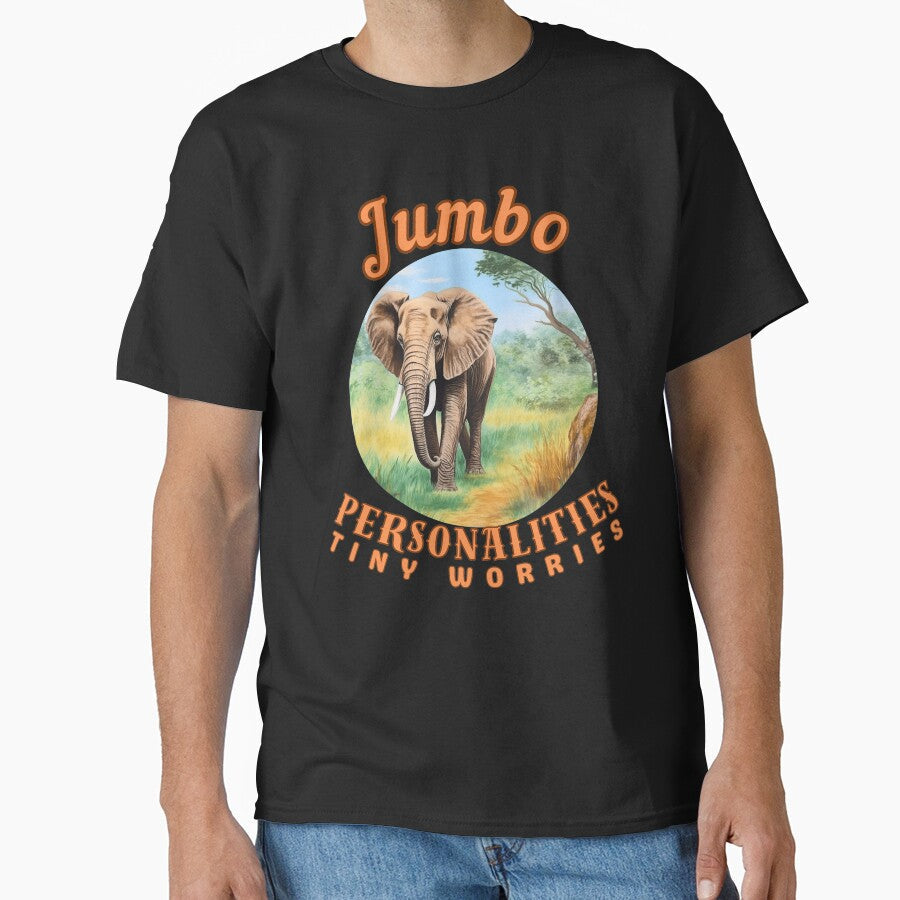 Jumbo Personalities, Tiny Worries. elephant portrait by ElephantVibes