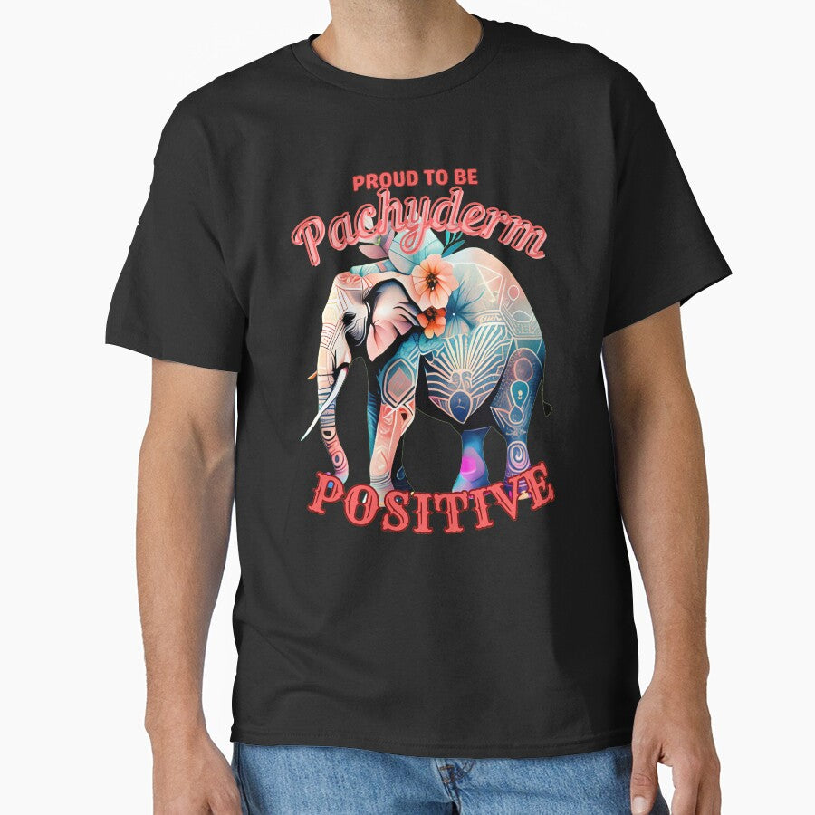 Proud to Be Pachyderm Positive. elephant head by ElephantVibes