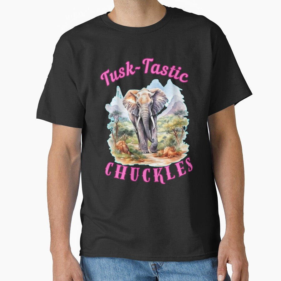 Tusk-Tastic Chuckles. elephant saying by ElephantVibes