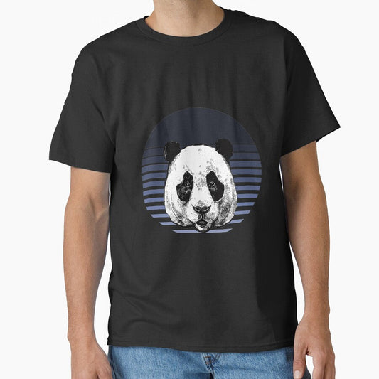 Cute Panda Vintage Bleu Style by Artistry Team