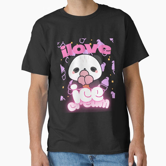 Sweet Love Ice Cream Panda Kawaii Panda by SushiShop1