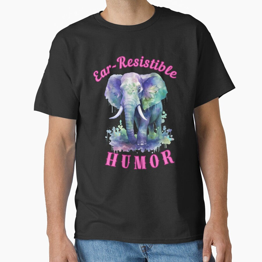 Ear-Resistible Humor. elephant head by ElephantVibes