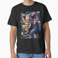 Elephant Portrait. vincent van gogh style, fantasy elephant by ElephantVibes