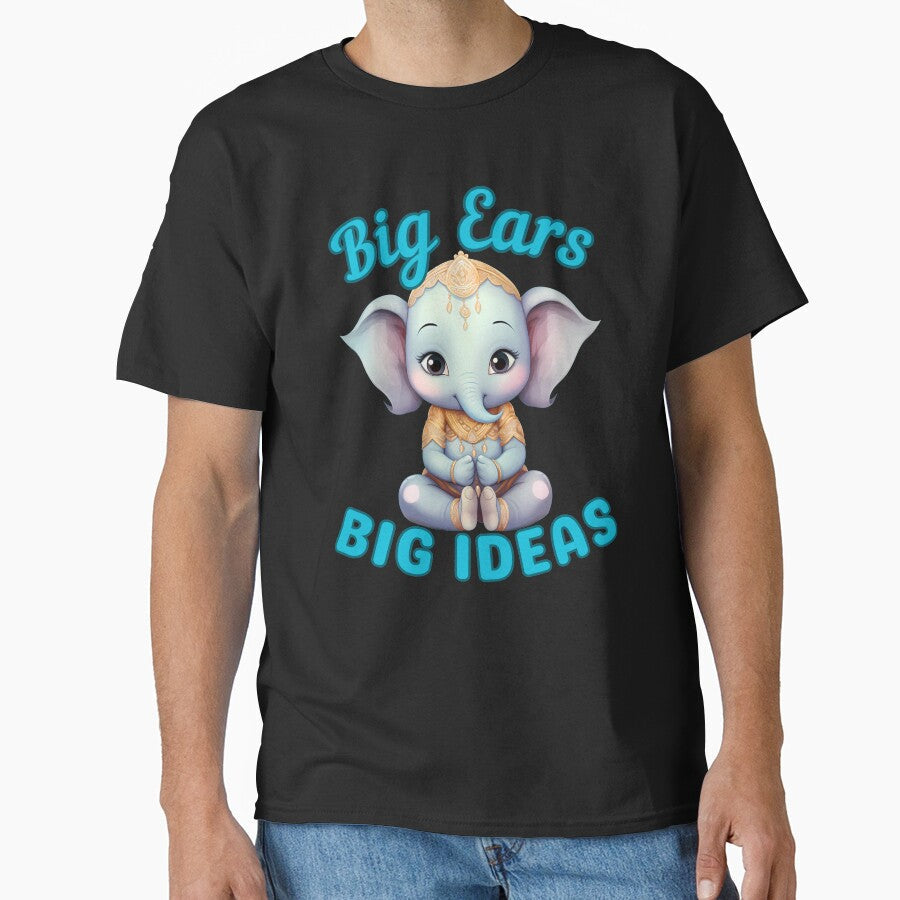 Big Ears, Big Ideas. adorable elephant by ElephantVibes