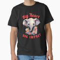 Big Heart, Big Impact. colorful elephant by ElephantVibes