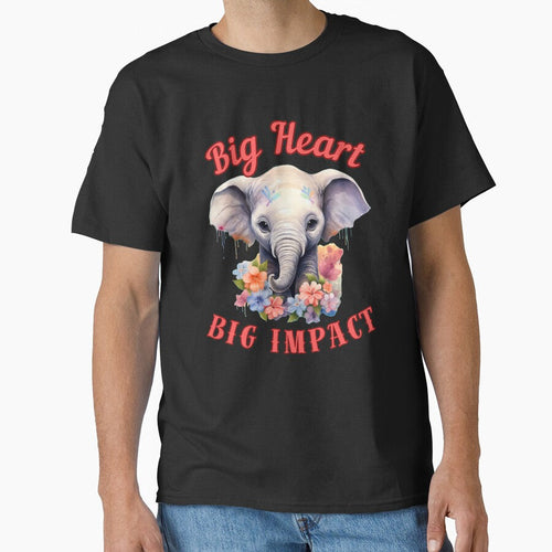 Big Heart, Big Impact. colorful elephant by ElephantVibes