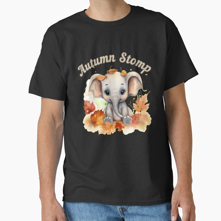 Autumn Stomp. elephant saying by ElephantVibes