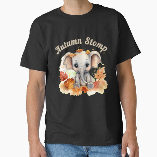 Autumn Stomp. elephant saying by ElephantVibes