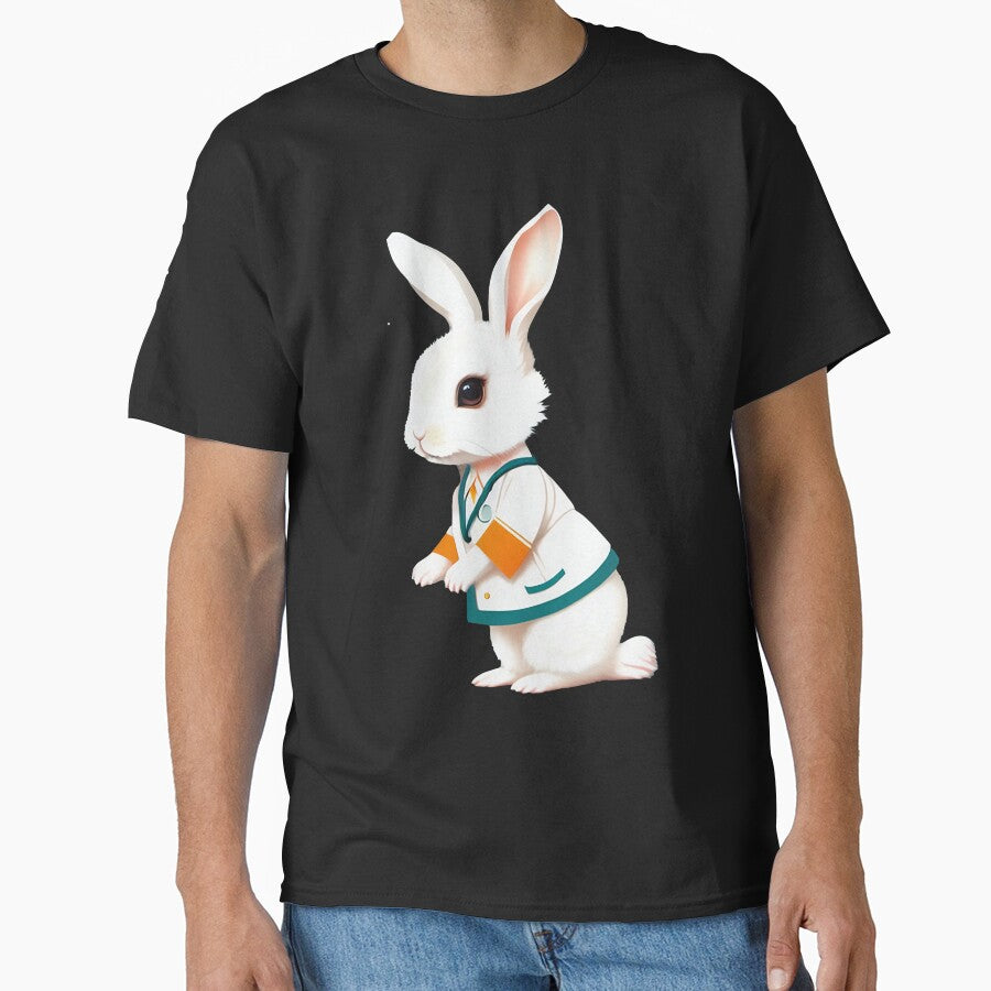 Cute baby doctor rabbit illustration 10 by vishalraifx