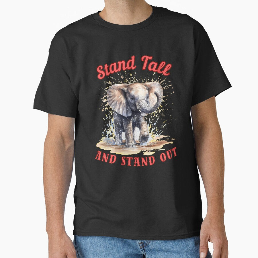 Stand Tall And Stand Out. happy elephant by ElephantVibes