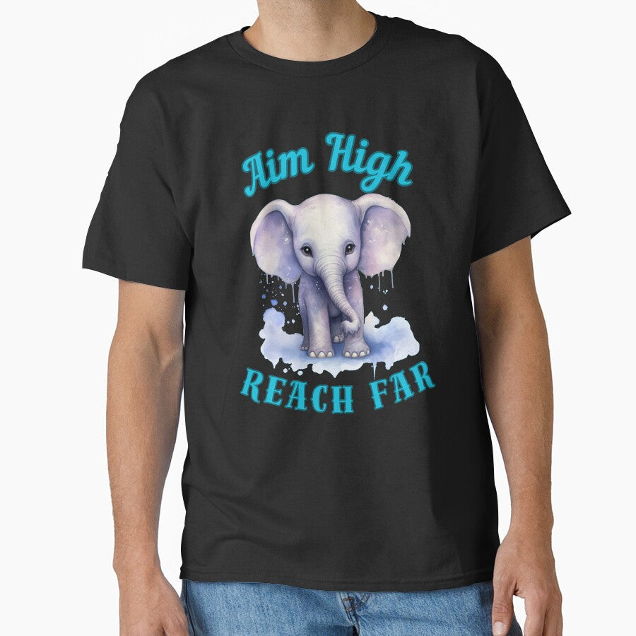 Aim High, Reach Far. funny elephant by ElephantVibes