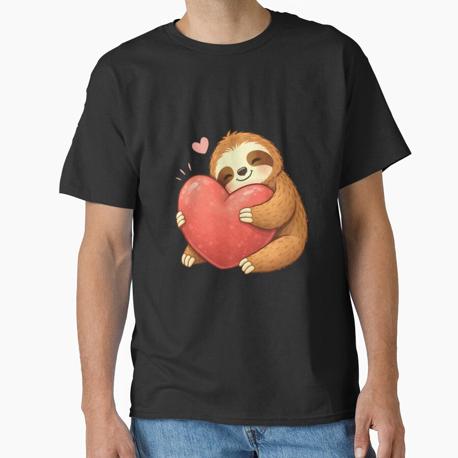 Sloth Heart Hug – Cute Love Self Care by PunchDrop