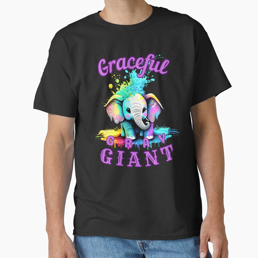 Graceful Gray Giant. elephant face by ElephantVibes