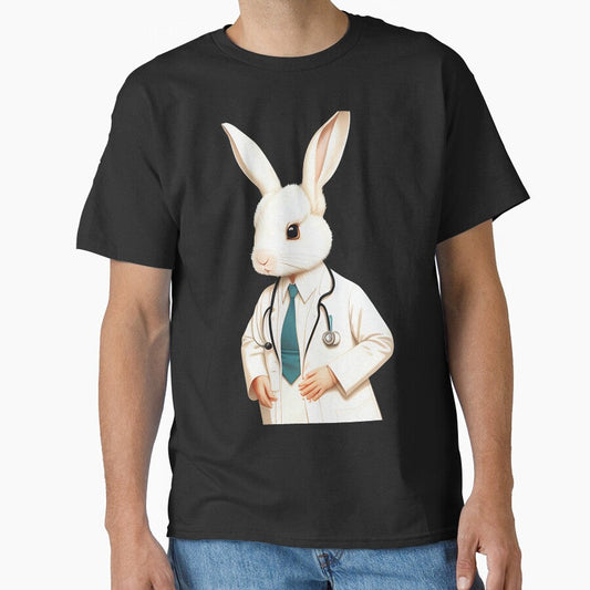 Cute baby doctor rabbit illustration 12 by vishalraifx