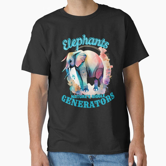 Elephants: Nature's Giggle Generators. colorful elephant by ElephantVibes