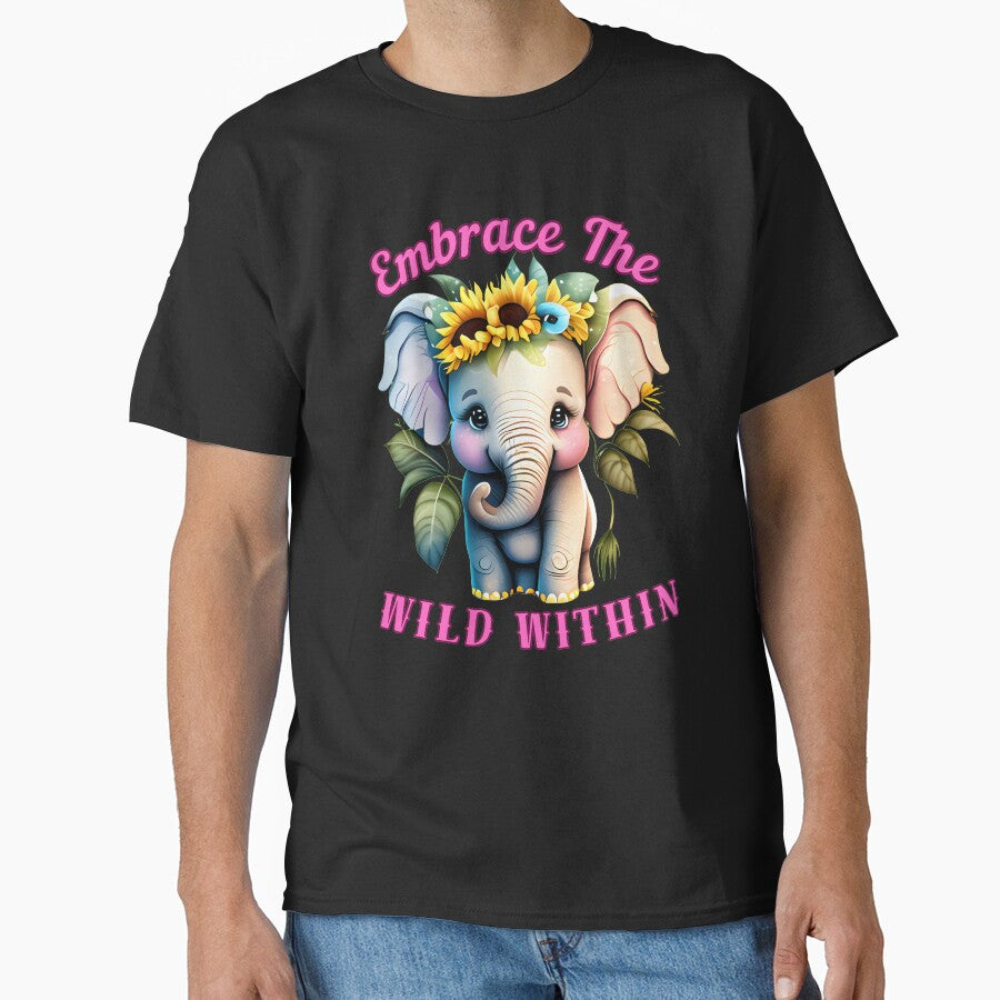 Embrace The Wild Within. elephant saying by ElephantVibes