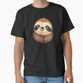 Cute Sloth, Cartoon Style Sloth, Sticker, Illustration by art-max-jenner