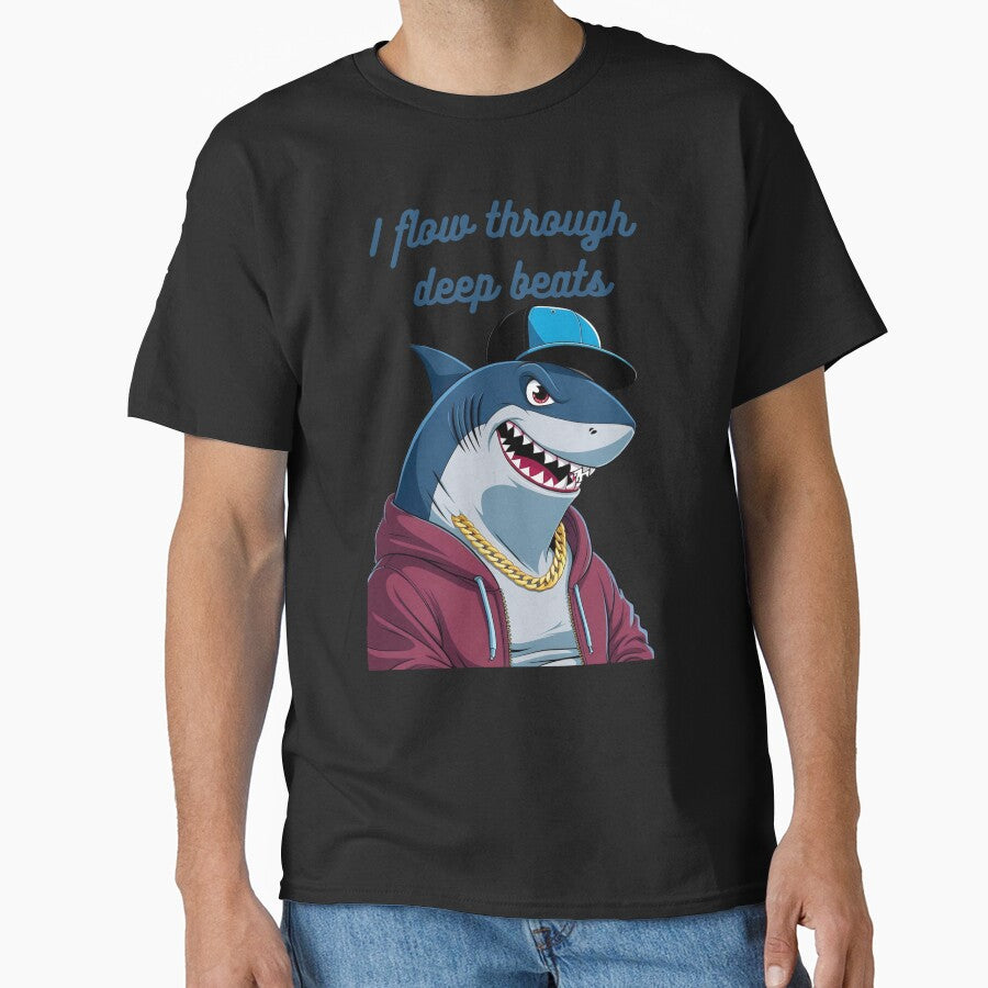 Rap Shark King – Hip-Hop Style Art by GrafiShop