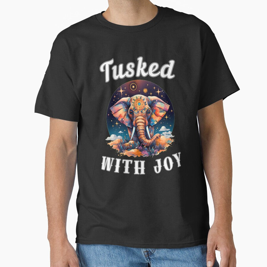 Tusked With Joy. watercolor elephant by ElephantVibes