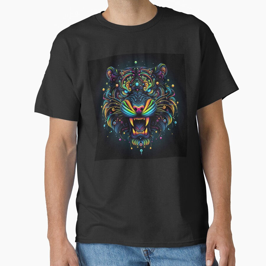 Neon colors with tiger by Dogandesighn