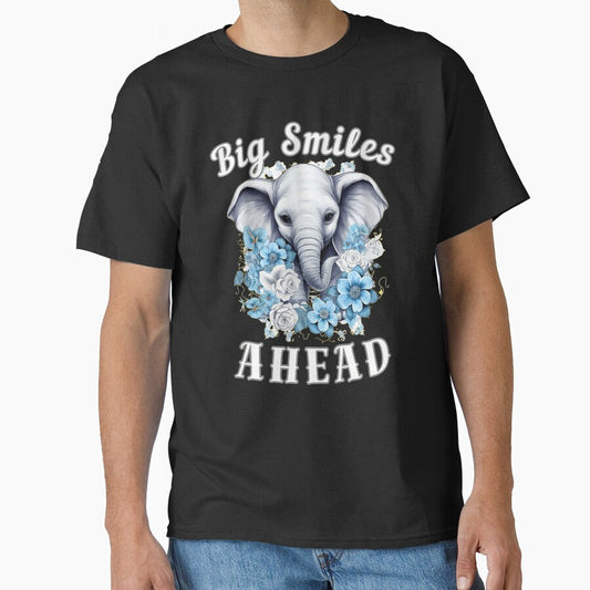 Big Smiles Ahead. watercolor elephant by ElephantVibes