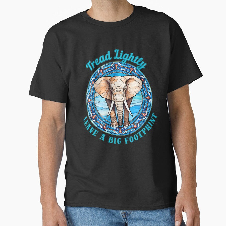 Tread Lightly, Leave A Big Footprint. adorable elephant by ElephantVibes