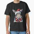 Festive Rabbit Sticker with Christmas Lights, Santa Hat, and Scarf by tjnextgen99