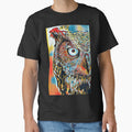Urban Pop Art Portrait Great Horned Owl Bird Face by TheWildFlix