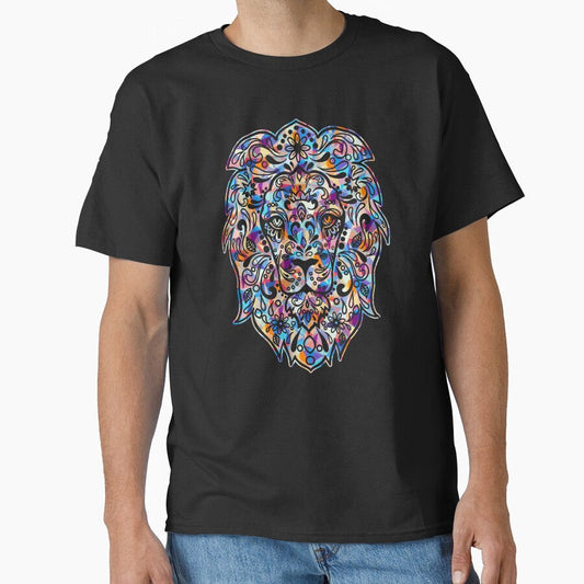 Cool And Awesome Lion Colorful Geometric by UnknownArtistt