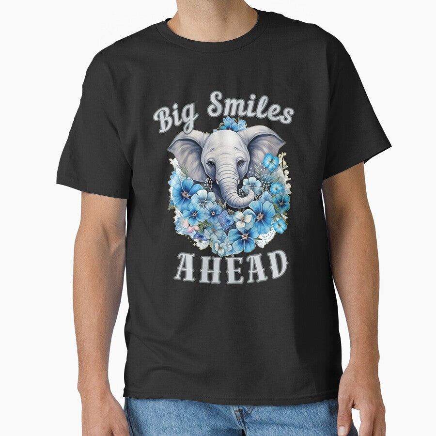 Big Smiles Ahead. elephant portrait by ElephantVibes