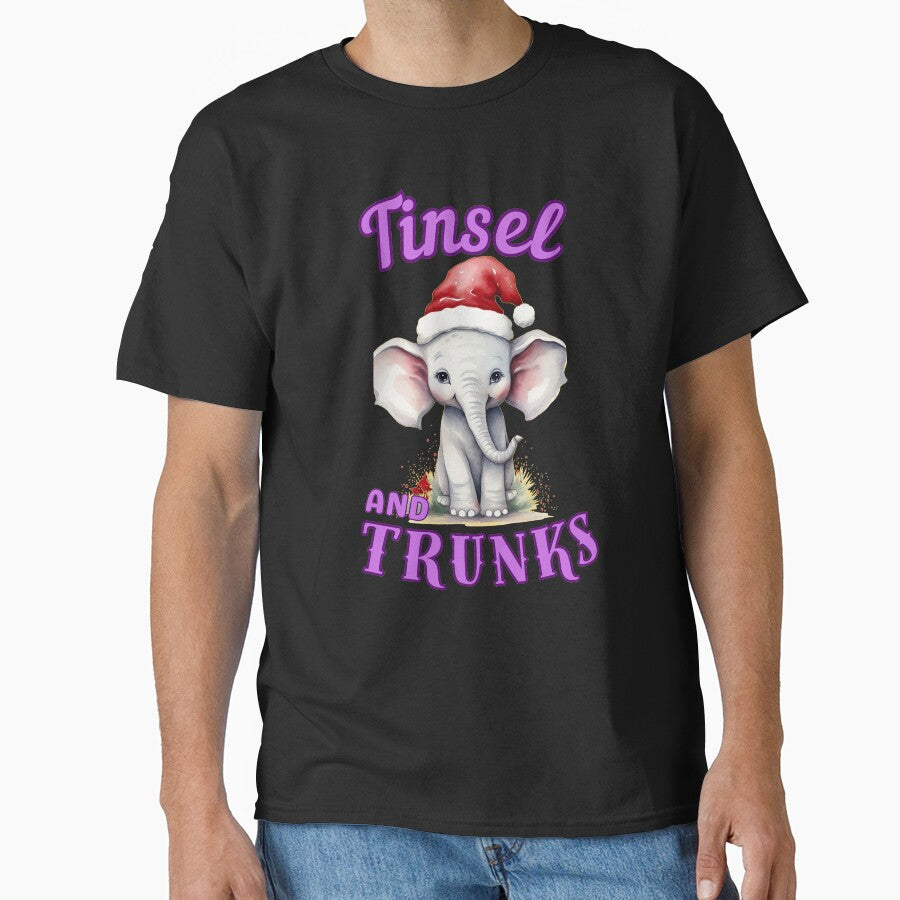 Tinsel And Trunks. elephant face by ElephantVibes