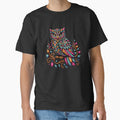 Colorful Mandala Owl – Boho Ornamental Owl Art, Vibrant Folk Bird Illustration by ArcticFoxStudio
