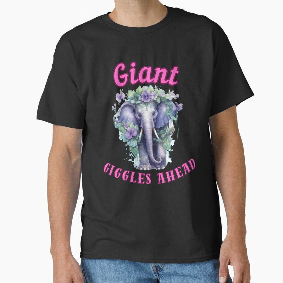 Giant Giggles Ahead. elephant saying by ElephantVibes