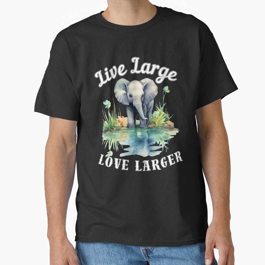 Live Large, Love Larger. surreal elephant by ElephantVibes