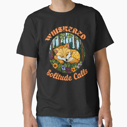 Whiskered Solitude Calls. fox portrait by FoxVibes