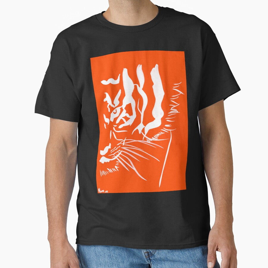 Eye of the Tiger - Orange & White by Niina  Niskanen