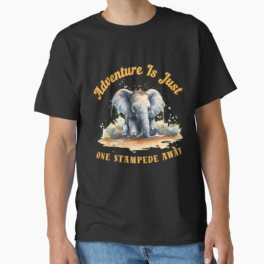 Adventure Is Just One Stampede Away. elephant lover by ElephantVibes